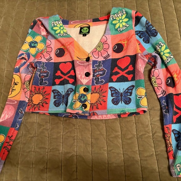 Tunnel vision groovy cardigan - Picture 1 of 3